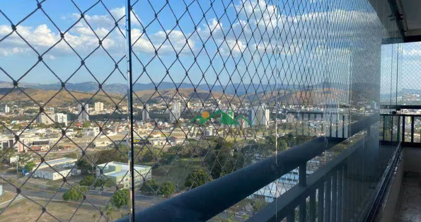Apartamento com 4 dormitórios para alugar, 220 m² por r$ 6.300,00/mês - portal das colinas - guaratinguetá/sp