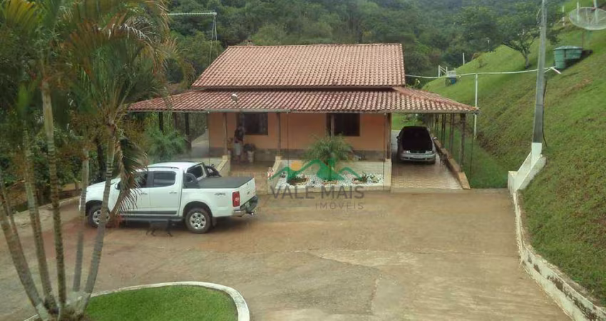 Chácara com 3 dormitórios à venda, 64217 m² por R$ 950.000,00 - Rio do Peixe - Guaratinguetá/SP