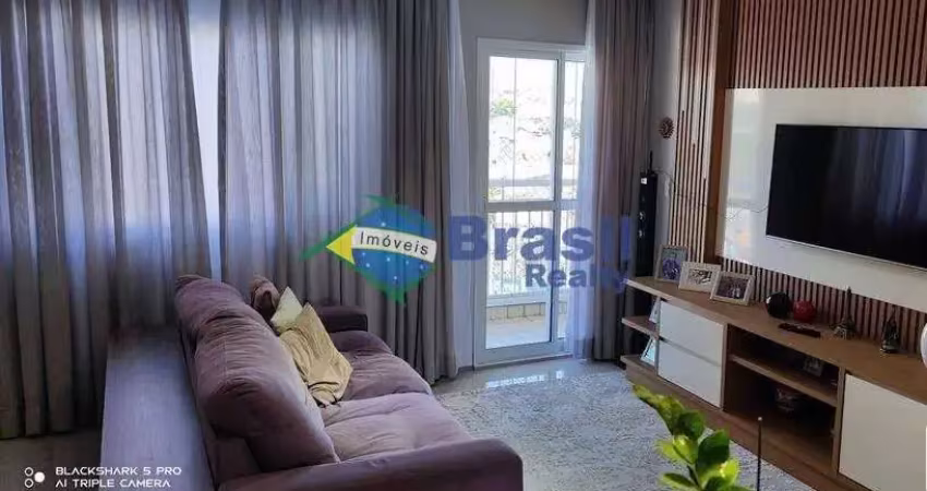 Apartamento 104m² com 4 quartos, vila américa - santo andré