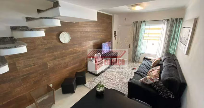 Sobrado à venda, 112 m² por r$ 575.000,00 - vila linda - santo andré/sp