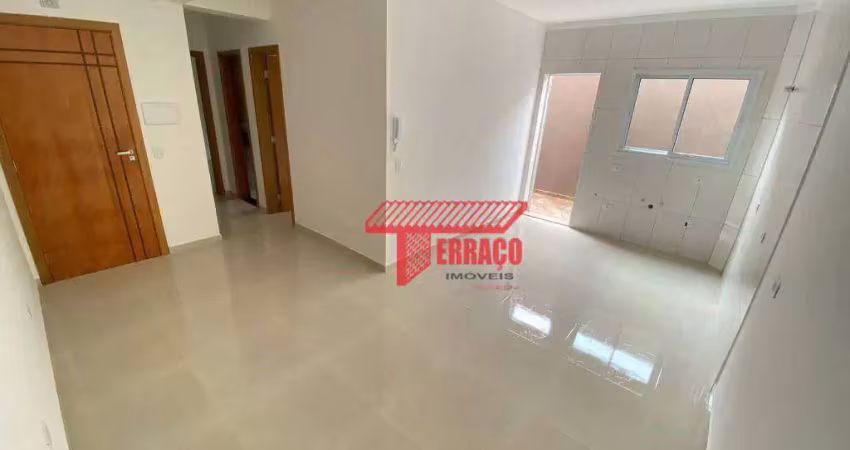 Apartamento com 2 dormitórios à venda, 50 m² por R$ 360.000,00 - Vila Alzira - Santo André/SP