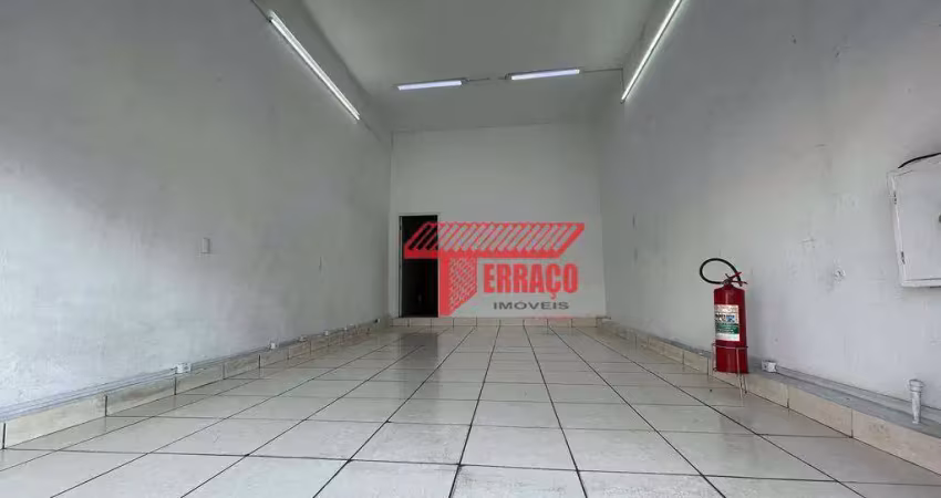 Salão para alugar, 55 m²  - jardim do estádio - santo andré/sp