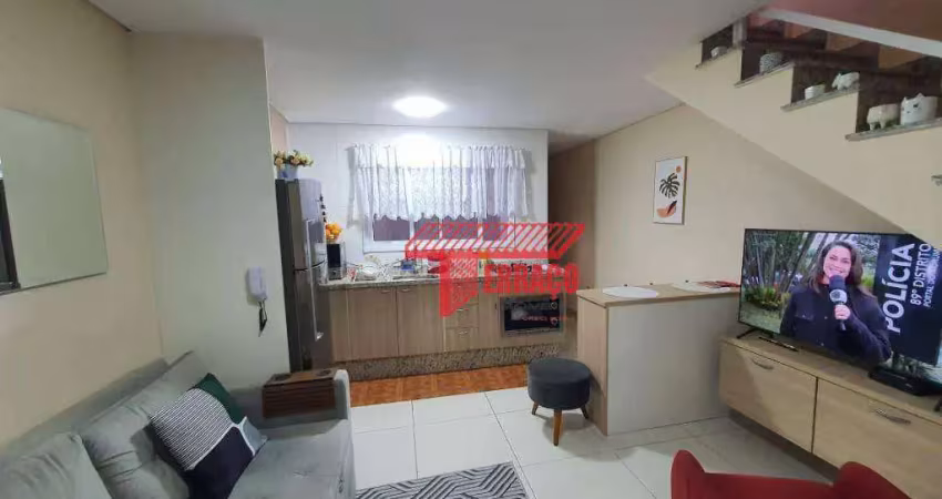 Cobertura com 2 dormitórios à venda, 52 m²  - Vila Pires - Santo André/SP