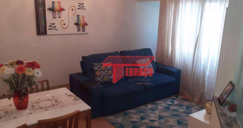 Apartamento à venda, 80 m² por R$ 436.000,00 - Vila Valparaíso - Santo André/SP