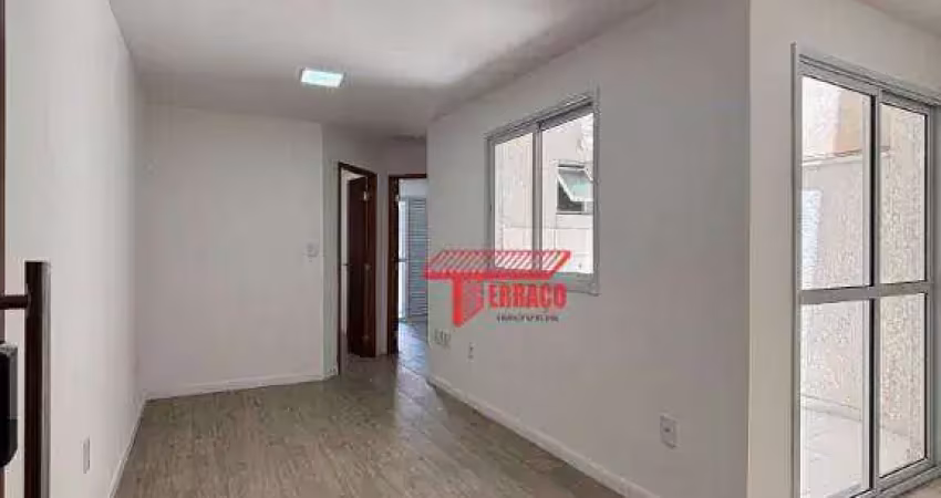 Apartamento com 2 dormitórios à venda, 38 m² - parque das nações - santo andré/sp