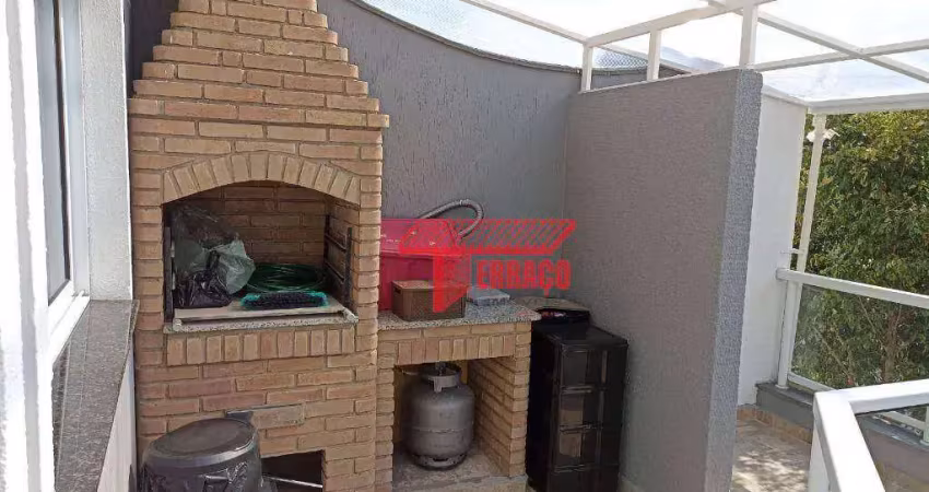 Sobrado à venda, 107 m² por r$ 640.000,00 - vila cecília maria - santo andré/sp