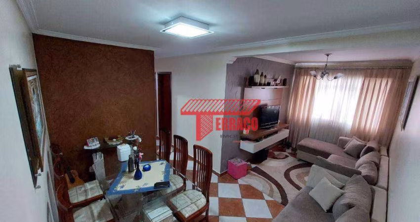 Apartamento com 2 dormitórios à venda, 54 m² por R$ 260.000,00 - Vila Tibiriçá - Santo André/SP