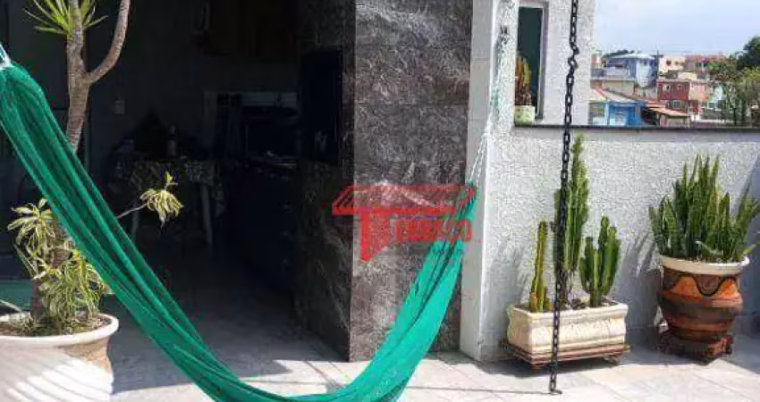 Cobertura com 1 dormitório à venda, 76 m²  - Vila Helena - Santo André/SP