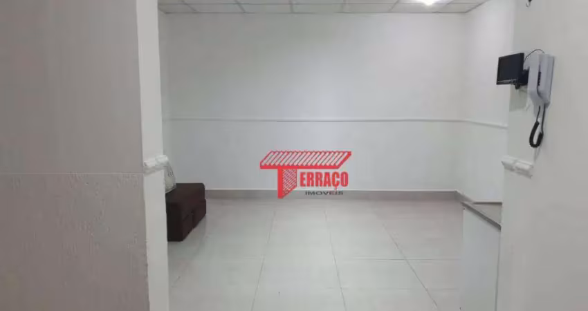 Sala para alugar, 25 m² por r$ 1.786,00/mês - jardim - santo andré/sp