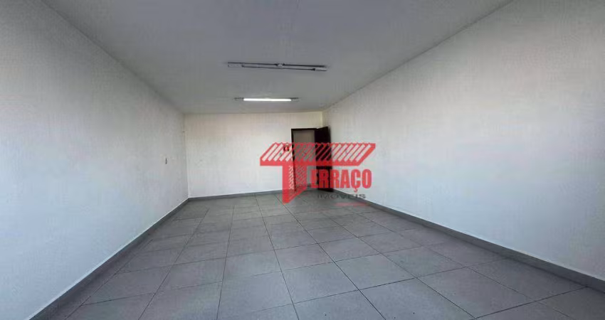 Sala comercial para alugar na Rua das Hortências, Jardim do Estádio, Santo André