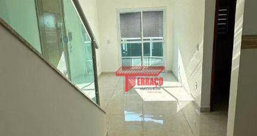 Cobertura com 2 dormitórios à venda, 54 m² por R$ 535.000 - Casa Branca - Santo André/SP