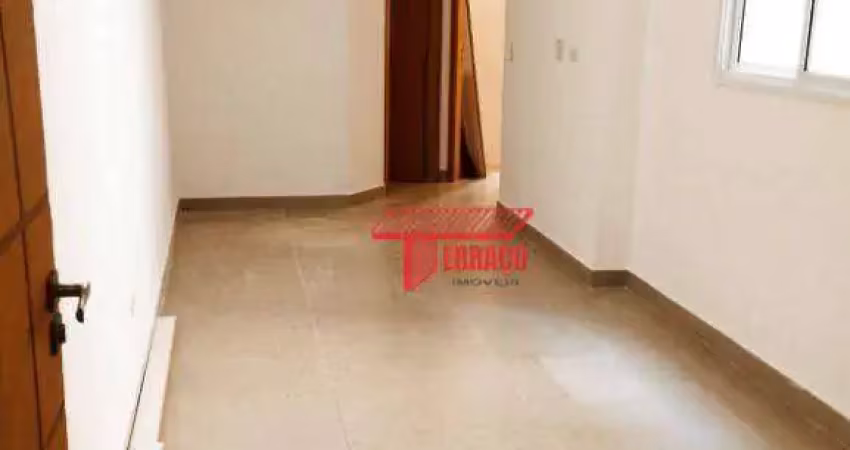 Apartamento com 2 dormitórios para alugar, 49 m²  - vila pires - santo andré/sp