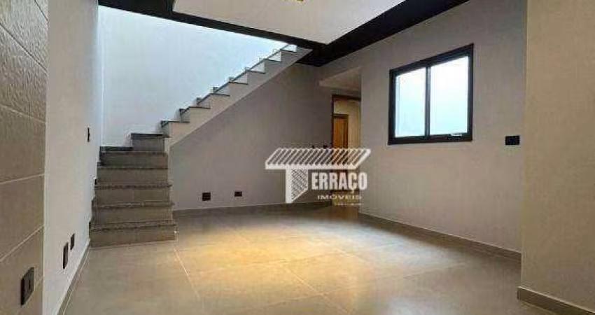 Cobertura com 2 dormitórios à venda, 47 m² por R$ 425.000,00 - Vila Scarpelli - Santo André/SP