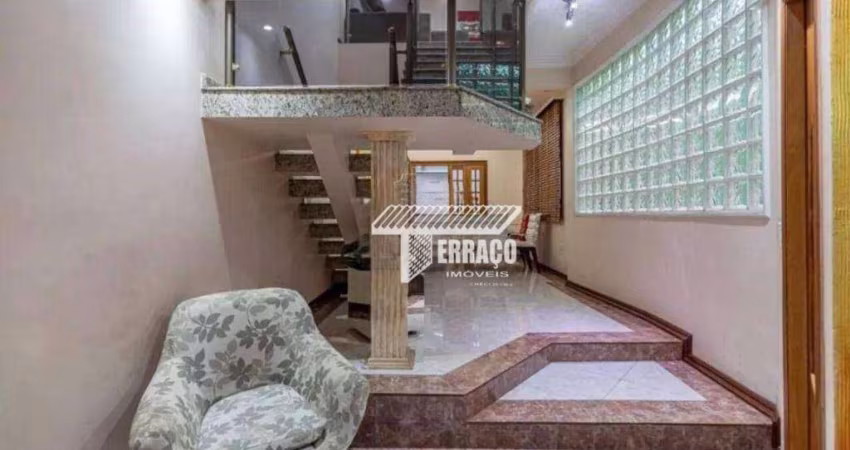 Sobrado com 3 dormitórios à venda, 195 m² por R$ 1.113.000,00 - Vila Camilópolis - Santo André/SP