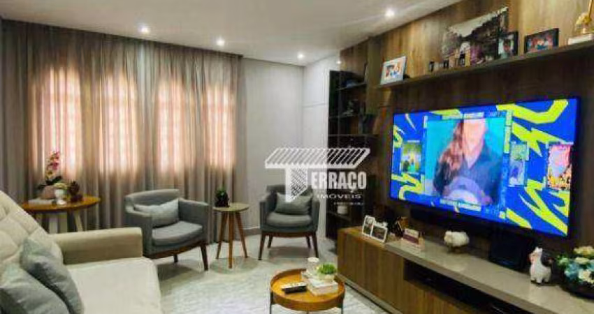 Sobrado com 3 dormitórios à venda, 181 m² - Vila Linda - Santo André/SP