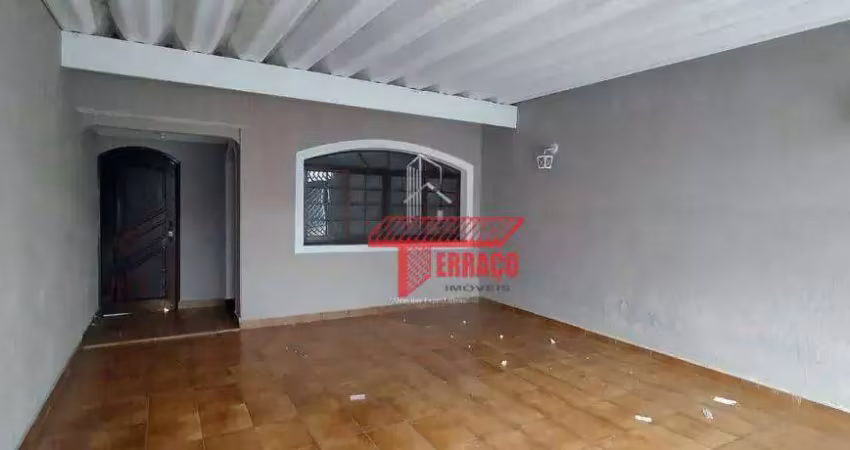 Sobrado com 2 dormitórios para alugar, 140 m² por R$ 2.849/mês - Jardim Silvana - Santo André/SP