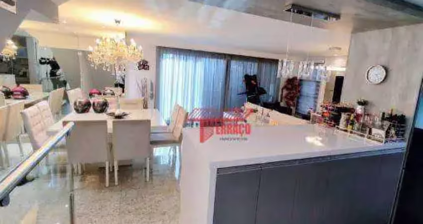 Sobrado em condomínio com 4 quartos para alugar/venda, 174m² - bairro jardim, santo andré/sp.