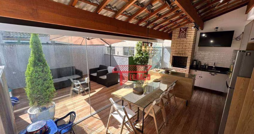 Cobertura com 2 dormitórios à venda, 100 m² por R$ 650.000,00 - Vila Bastos - Santo André/SP