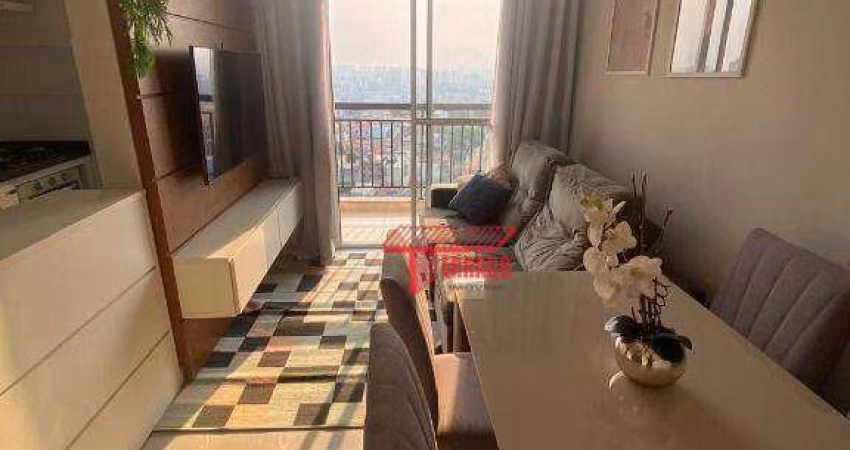 Apartamento com 2 dormitórios à venda, 50 m² por R$ 405.000,00 - Utinga - Santo André/SP