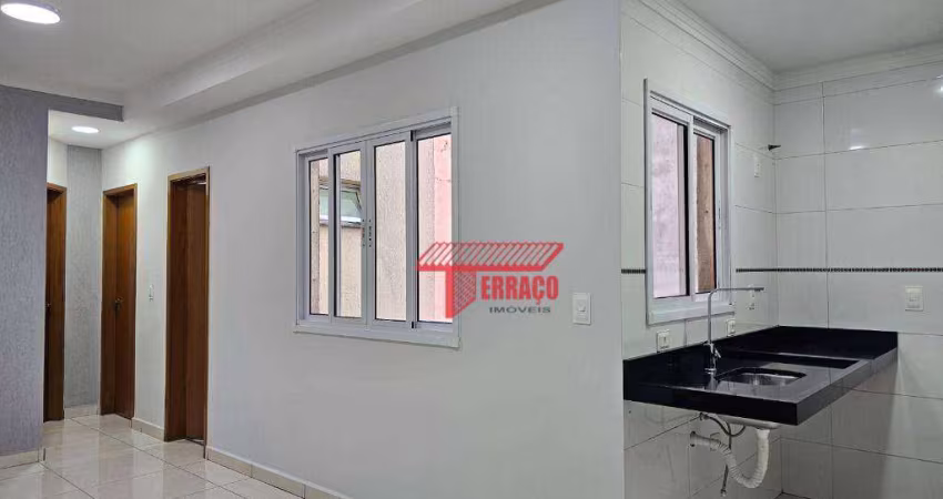 Cobertura com 2 dormitórios à venda, 92 m² por R$ 460.000,00 - Vila Apiaí - Santo André/SP