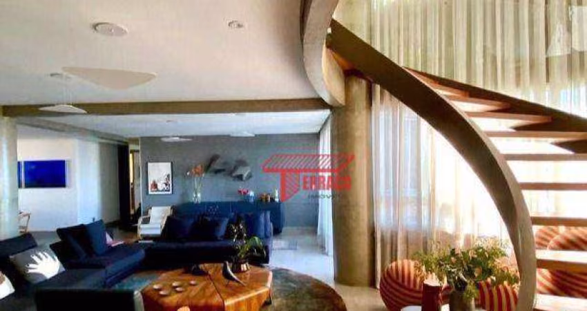 Apartamento Duplex com 3 dormitórios à venda, 460 m² por R$ 7.200.000,00 - Jardim - Santo André/SP