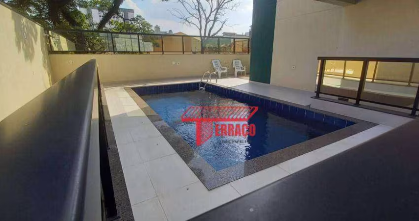 Apartamento com 2 dormitórios à venda, 62 m² por R$ 470.000,00 - Vila Valparaíso - Santo André/SP