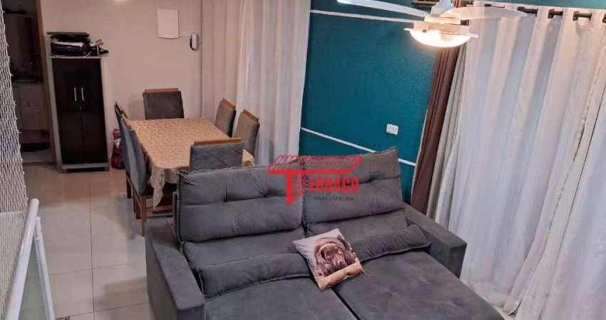 Sobrado com 3 dormitórios à venda, 164 m² por R$ 720.000,00 - Vila Linda - Santo André/SP