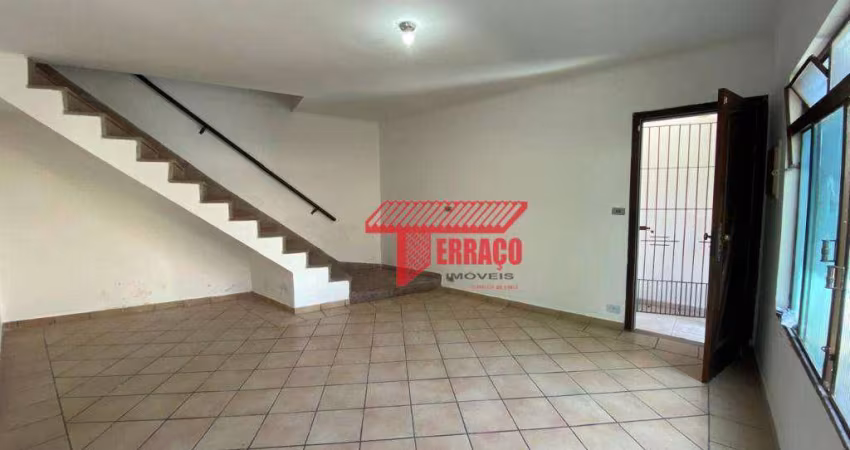 Sobrado com 3 dormitórios para alugar, 190 m² por R$ 1.930,00/mês - Vila Linda - Santo André/SP