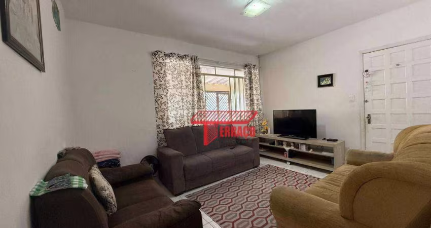 Casa com 2 dormitórios à venda, 105 m² por R$ 400.000,00 - Vila Linda - Santo André/SP