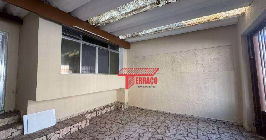 Casa com 2 dormitórios para alugar, 110 m² - Vila Linda - Santo André/SP