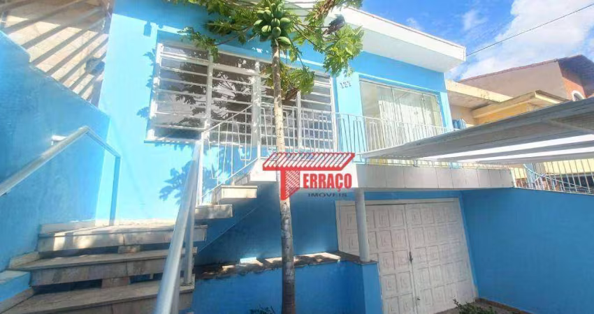 Casa com 3 dormitórios para alugar, 118 m² por R$ 3.886,00/mês - Vila Scarpelli - Santo André/SP