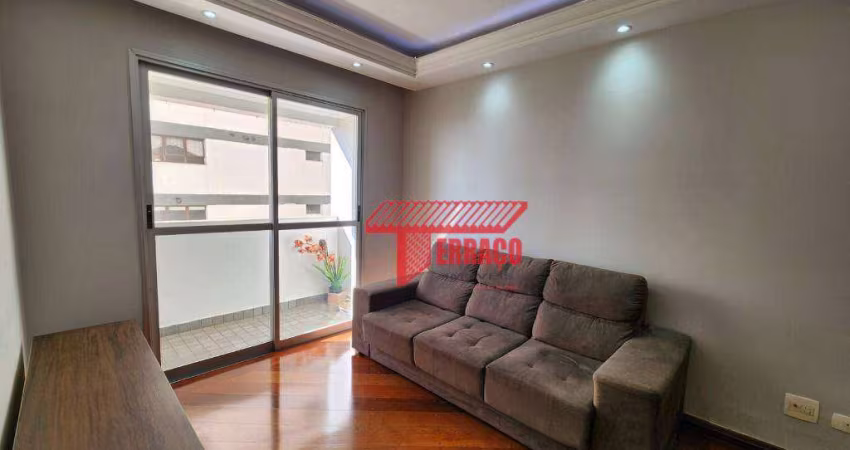 Apartamento com 3 dormitórios para alugar, 89 m² - Vila Gilda - Santo André/SP
