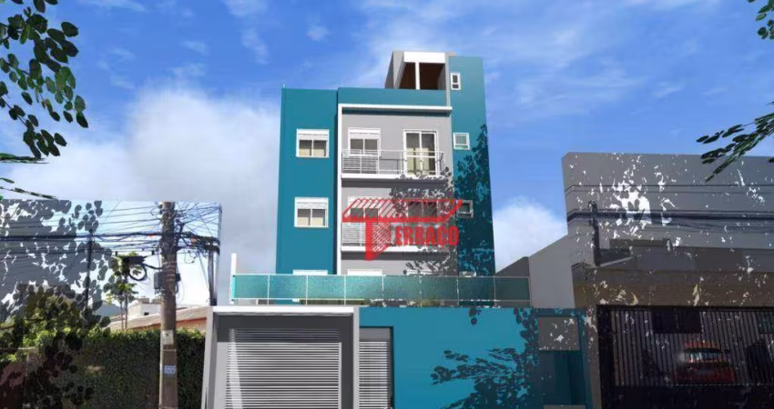 Cobertura com 2 dormitórios à venda, 44 m² por R$ 645.000,00 - Paraíso - Santo André/SP