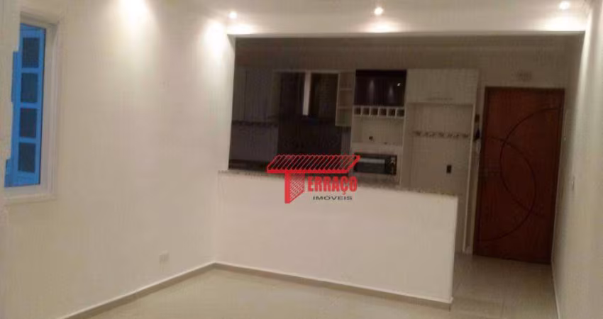 Apartamento com 2 dormitórios para alugar, 90 m² por R$ 2.725,00/mês - Paraíso - Santo André/SP