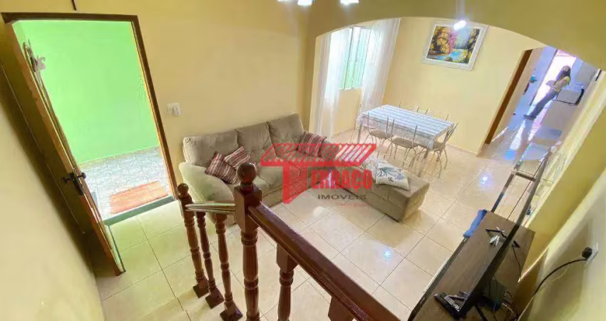 Casa com 2 dormitórios à venda, 162 m² por r$ 490.000,00 - vila linda - santo andré/sp