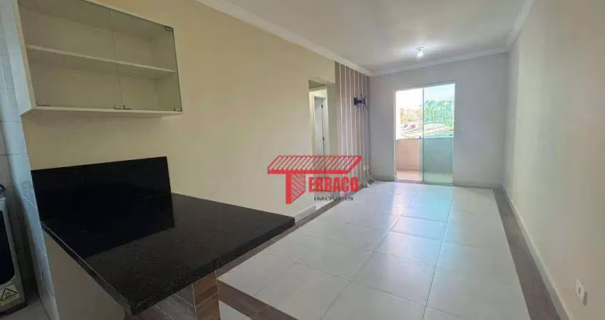 Apartamento com 2 dormitórios para alugar, 62 m² - paraíso - santo andré/sp