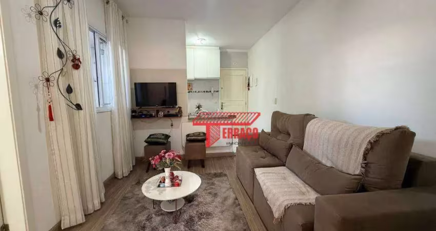 Apartamento com 2 dormitórios à venda, 41 m²  - vila linda - santo andré/sp
