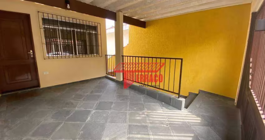 Casa com 1 dormitório para alugar, 60 m² - jardim teles de menezes - santo andré/sp