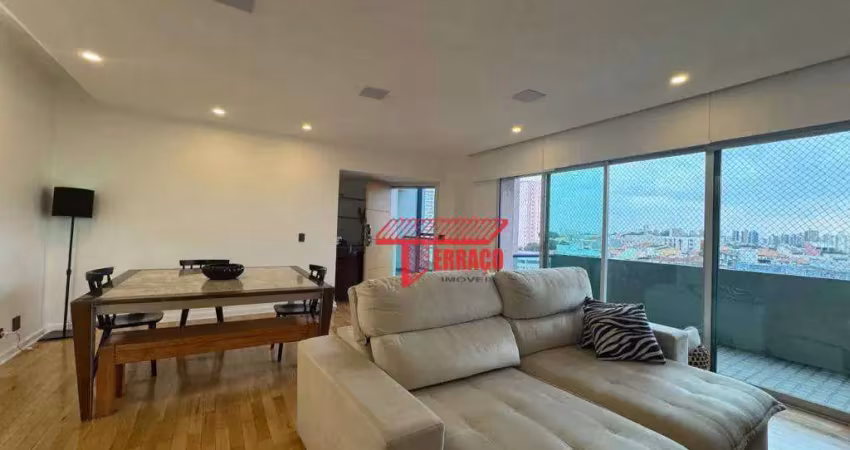 Apartamento com 3 dormitórios à venda, 191 m² - vila valparaíso - santo andré/sp