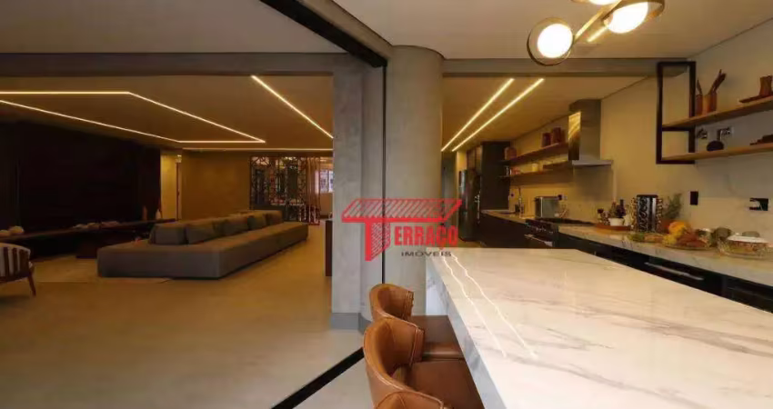Apartamento com 4 dormitórios à venda, 275 m² - jardim - santo andré/sp