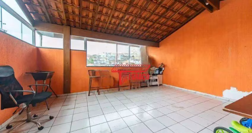 Cobertura com 2 dormitórios à venda, 58 m² por r$ 295.000,00 - vila guaraciaba - santo andré/sp
