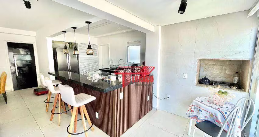 Apartamento com 3 dormitórios à venda, 132 m² por r$ 1.390.000,00 - jardim - santo andré/sp