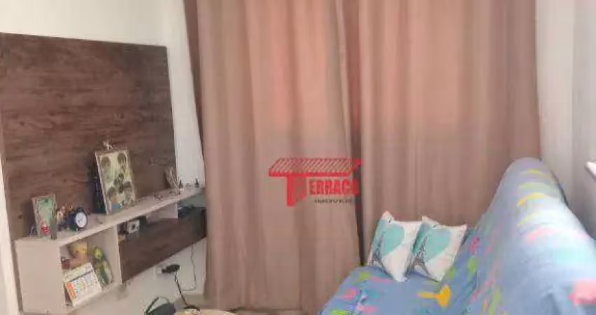 Apartamento com 2 dormitórios à venda, 48 m²- parque são vicente - mauá/sp