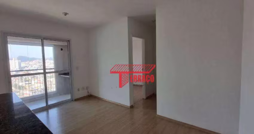 Apartamento com 2 dormitórios para alugar, 49 m² - vila pires - santo andré/sp