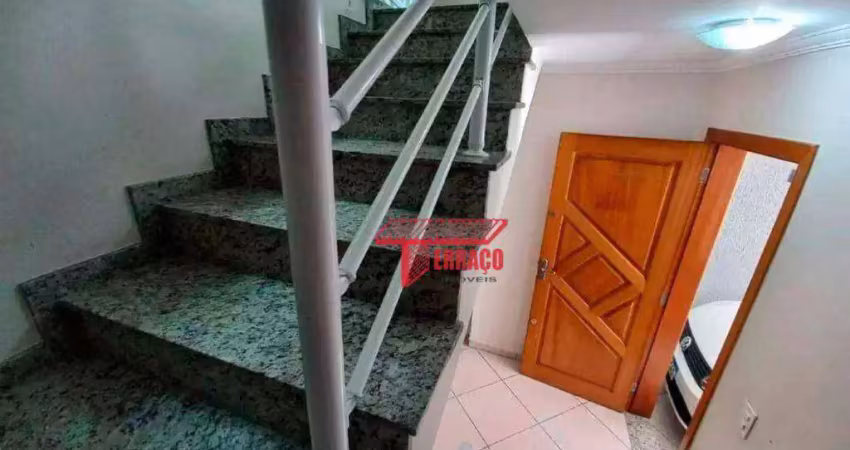 Sobrado com 3 dormitórios à venda, 190 m² por r$ 950.000 - vila linda - santo andré/sp
