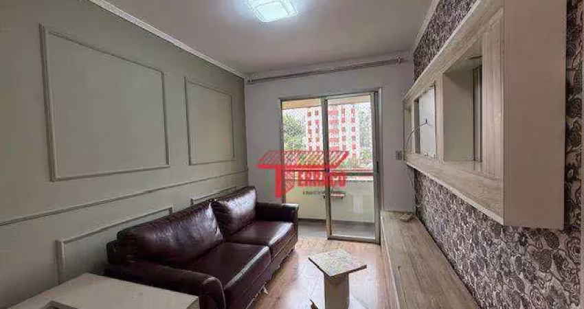 Apartamento com 2 dormitórios para alugar, 55 m² por r$ 2.002,35/mês - jardim do estádio - santo andré/sp