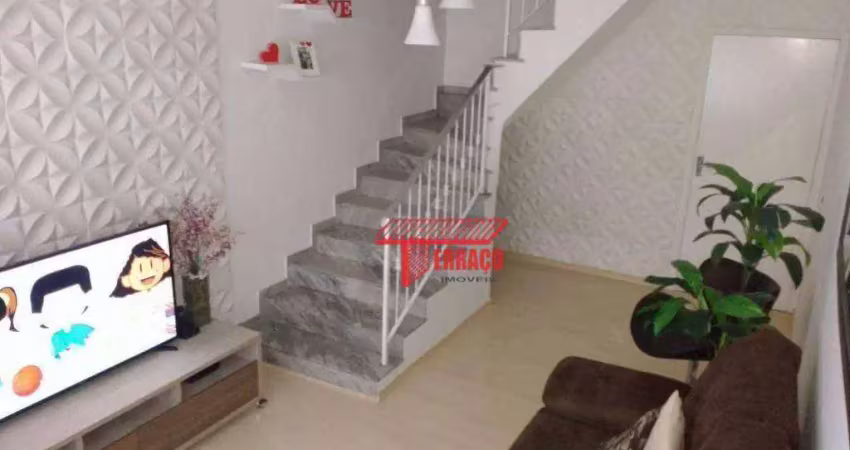 Sobrado com 4 dormitórios à venda, 132 m² por r$ 600.000,00 - vila eldízia - santo andré/sp
