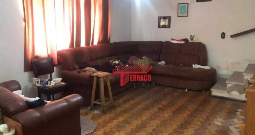 Sobrado residencial à venda, vila homero thon, santo andré.