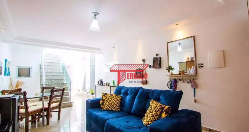 Sobrado com 4 dormitórios à venda, 270 m² por r$ 950.000 - vila scarpelli - santo andré/sp