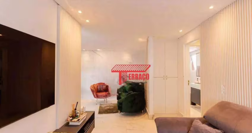 Apartamento com 1 dormitório à venda, 78 m² por r$ 999.000,00 - campestre - santo andré/sp